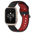 For Garmin Forerunner Sq2 Music / Black+Red