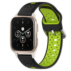 For Garmin Forerunner Sq2 Music / Black+Lime Green