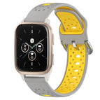 For Garmin Forerunner Sq2 Music / Grey+Yellow
