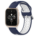 For Garmin Forerunner Sq2 Music / Midnight Blue+White