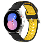 For Samsung Galaxy Watch 5 44mm / Black+Yellow