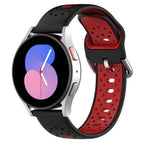 For Samsung Galaxy Watch Active 2 40mm / Black+Red