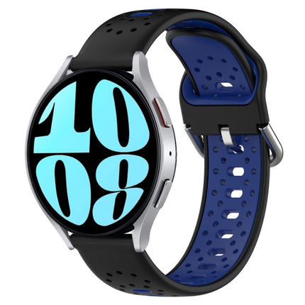 20mm Breathable Two-Color Silicone Watch Band, For Samsung Galaxy Watch 6 44mm
