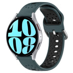 For Samsung Galaxy Watch 6 40mm / Olive Green+Black
