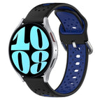 For Samsung Galaxy Watch 6 40mm / Black+Blue