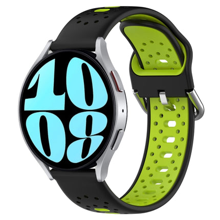 20mm Breathable Two-Color Silicone Watch Band, For Samsung Galaxy Watch 6 40mm