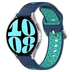 For Samsung Galaxy Watch 6 40mm / Blue+Teal