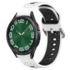 For Samsung Galaxy Watch 6 Classic 43mm / White+Black