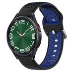 For Samsung Galaxy Watch 6 Classic 43mm / Black+Blue