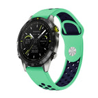 For Garmin MARQ Athlete Gen 2 / Mint Green+Midnight Blue