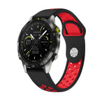 For Garmin MARQ Athlete Gen 2 / Black+Red