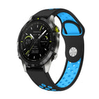 For Garmin MARQ Athlete Gen 2 / Black+Blue