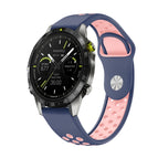 For Garmin MARQ Athlete Gen 2 / Midnight Blue+Pink