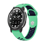 For Garmin Instinct Crossover Solar / Mint Green+Midnight Blue