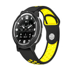For Garmin Instinct Crossover Solar / Black+Yellow