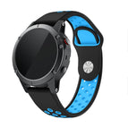 For Garmin Instinct Crossover Solar / Black+Blue