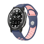 For Garmin Instinct Crossover Solar / Midnight Blue+Pink