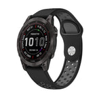 For Garmin Fenix 7 / Black+Grey