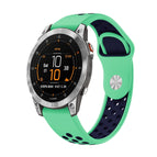 For Garmin EPIX Gen 2 / Mint Green+Midnight Blue