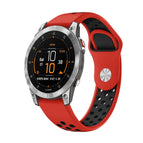 For Garmin EPIX Gen 2 / Red+Black