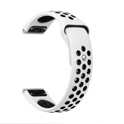 22mm Sports Breathable Silicone Watch Band, For Garmin Fenix 6 GPS, For Garmin Fenix 6 Pro GPS