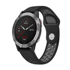 For Garmin Fenix 6 GPS / Black+Grey