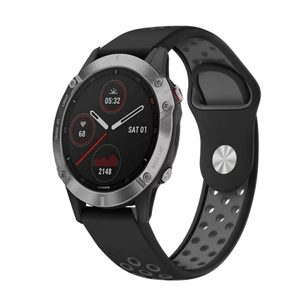 22mm Sports Breathable Silicone Watch Band, For Garmin Fenix 6 GPS, For Garmin Fenix 6 Pro GPS