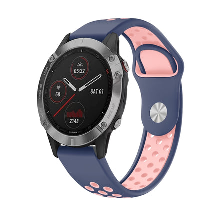 22mm Sports Breathable Silicone Watch Band, For Garmin Fenix 6 GPS, For Garmin Fenix 6 Pro GPS