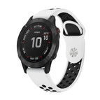 For Garmin Fenix 6 Pro GPS / White+Black