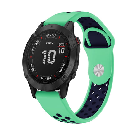 22mm Sports Breathable Silicone Watch Band, For Garmin Fenix 6 GPS, For Garmin Fenix 6 Pro GPS