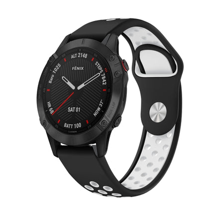 22mm Sports Breathable Silicone Watch Band, For Garmin Fenix 6 Sapphire GPS, For Garmin Fenix 5
