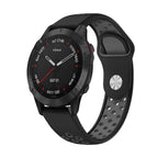 For Garmin Fenix 6 Sapphire GPS / Black+Grey