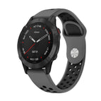 For Garmin Fenix 6 Sapphire GPS / Grey+Black