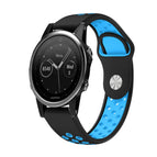 For Garmin Fenix 5 / Black+Blue