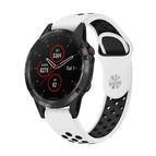 For Garmin Fenix 5 Plus / White+Black