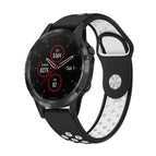 For Garmin Fenix 5 Plus / Black+White