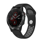 For Garmin Fenix 5 Plus / Black+Grey
