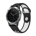 For Garmin Quatix 5 / Black+White