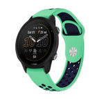 For Garmin Forerunner 955 / Mint Green+Midnight Blue