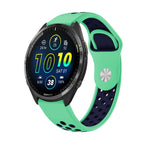 For Garmin Forerunner 965 / Mint Green+Midnight Blue
