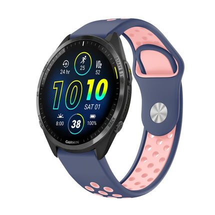 22mm Sports Breathable Silicone Watch Band, For Garmin Forerunner 965, For Garmin Instinct 2