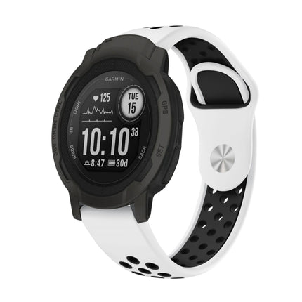 22mm Sports Breathable Silicone Watch Band, For Garmin Forerunner 965, For Garmin Instinct 2