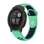 For Garmin Instinct 2 / Mint Green+Midnight Blue