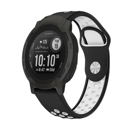 22mm Sports Breathable Silicone Watch Band, For Garmin Forerunner 965, For Garmin Instinct 2