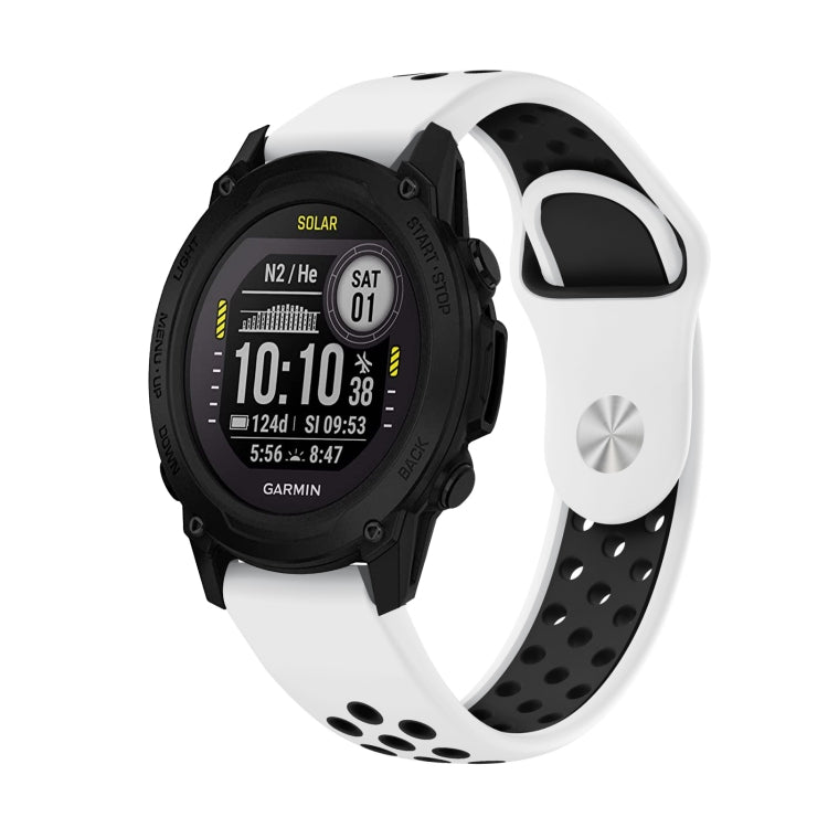 22mm Sports Breathable Silicone Watch Band