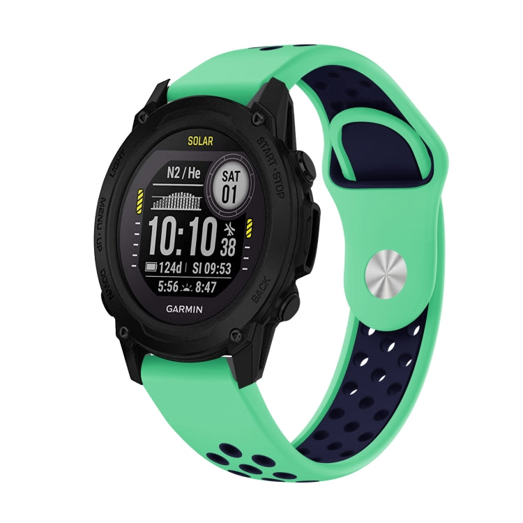 22mm Sports Breathable Silicone Watch Band