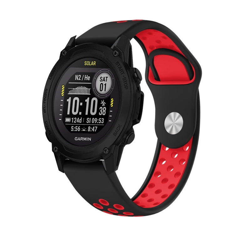 22mm Sports Breathable Silicone Watch Band