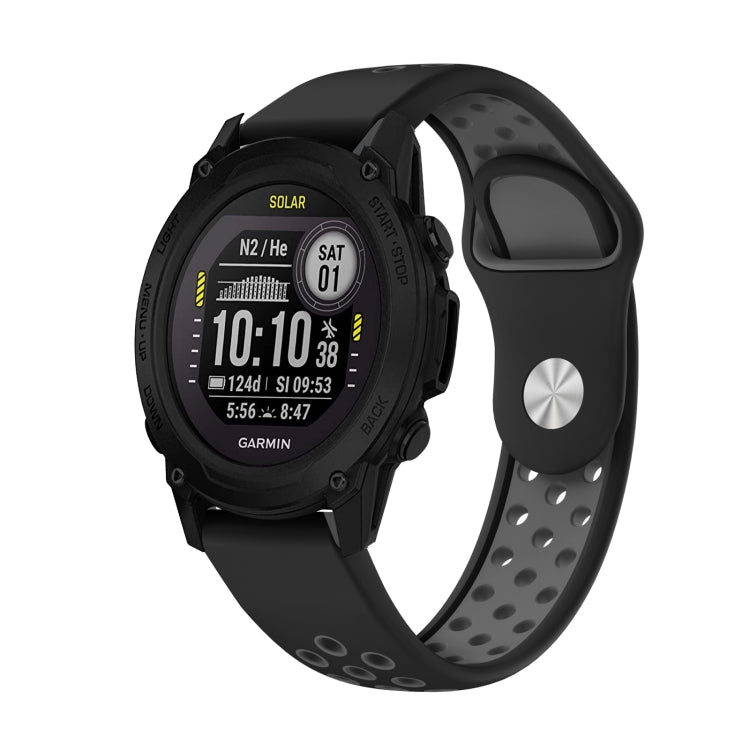 22mm Sports Breathable Silicone Watch Band