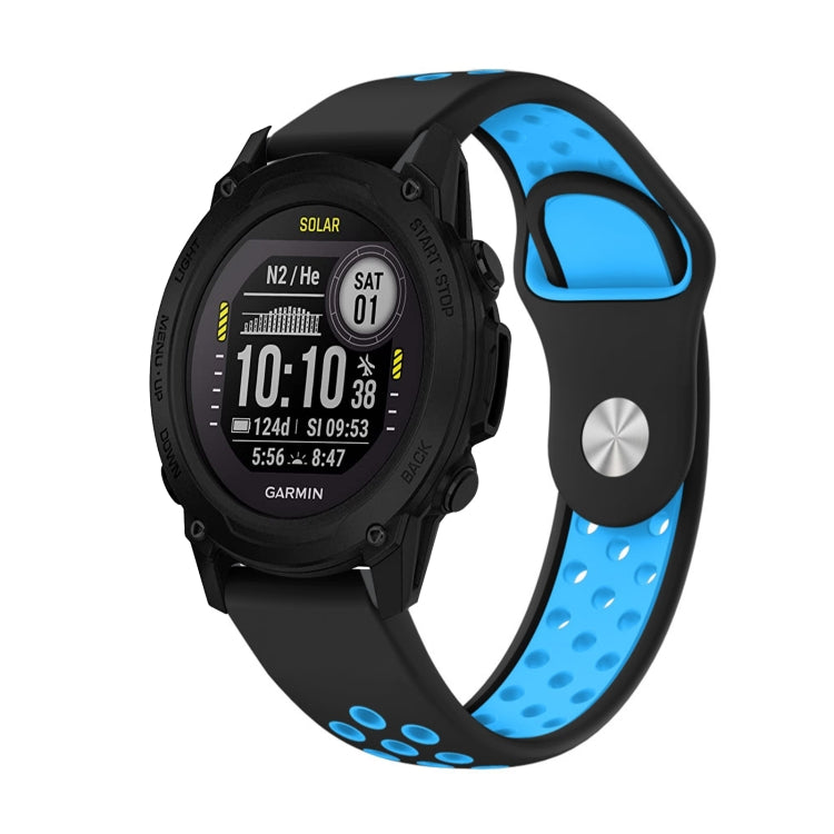 22mm Sports Breathable Silicone Watch Band