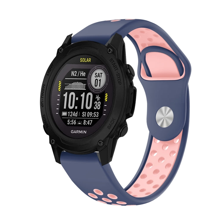 22mm Sports Breathable Silicone Watch Band
